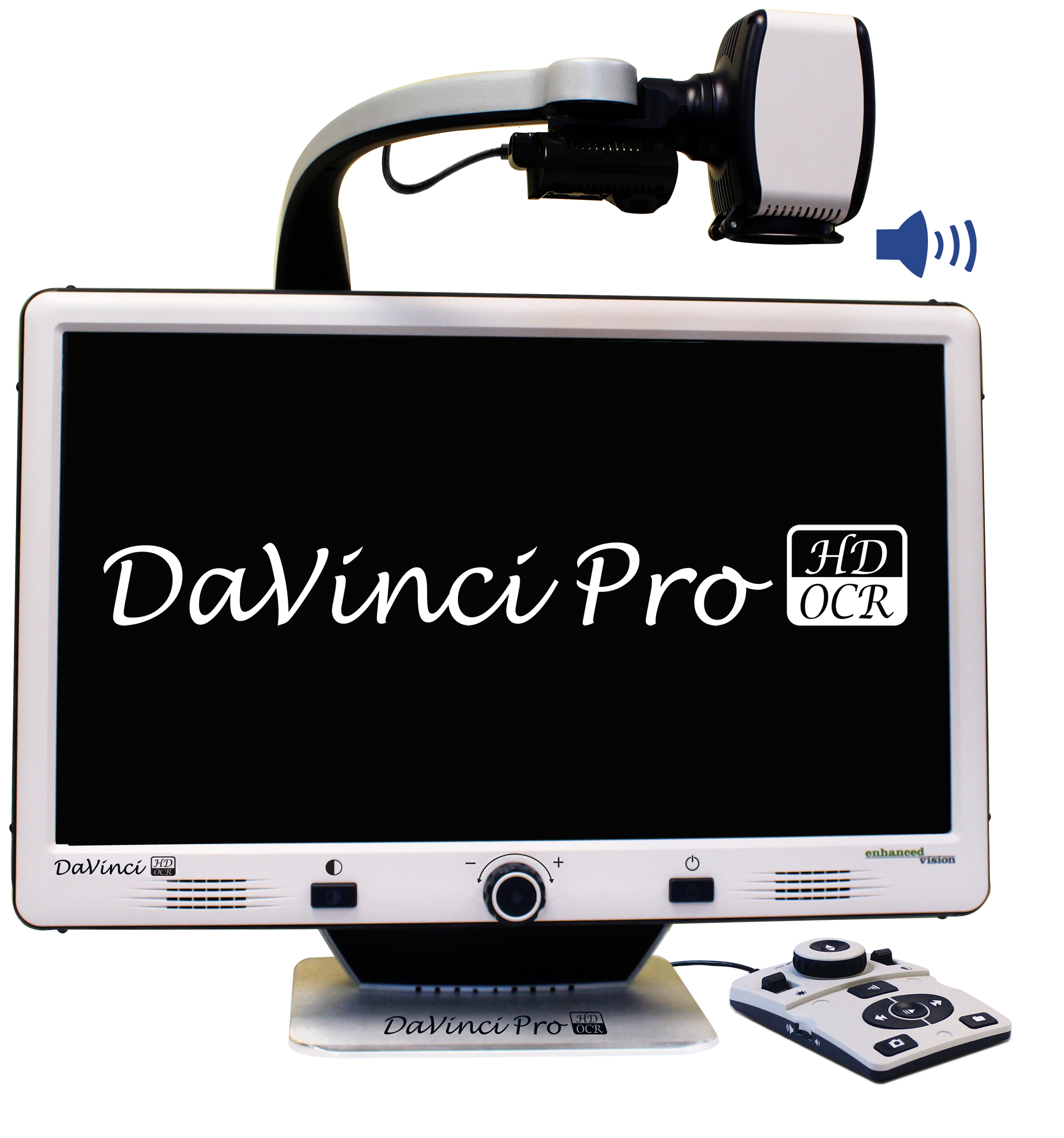 DaVinci Pro with logo on screen